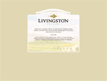 Tablet Screenshot of livingstoncellars.com